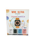 W99 ULTRA + Earphones Smart Watch - White