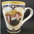 Commemorative Royal Wedding Of Prince William And Catherine Middleton Cup -Royal Crest
