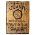 Atlantic Paraffien Olie Wooden Crate - 51,5cm/36cm/26cm