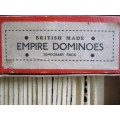 British Made Empire Dominoes Temporary Pack Bone Dominoes (28)