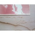 Prime Minister BJ Vorster And Wife Signed Photo - Photo Size: 20cm/15cm; Total Size: 34,5cm/25cm