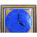 Vintage South African Police Clock In Polystyrene Frame - Total Size 48cm/28cm