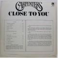 Carpenters - Close To You - A&M Records, 1972 - AMLS 64271 - SA Pressing