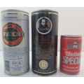 2X Vintage 1L Beer Cans (Opened) + Windhoek Special 340ml Can (Sealed)
