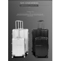2 Piece Aluminium Luggage Set Topas MULTIWHEEL Carry-On Spinner 45L  20inch and 29inch