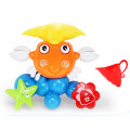 Baby Crab Windmills Bath Toy Faucet Plastic Wash Toys Spray Water Fun