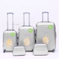 ABS Lightweight Design 5 Piece Luggage Set With Vanity Bags (size: 19'',23'',27'')