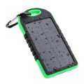 5000mAh Portable Waterproof Solar Charger Dual USB External Battery Power Bank