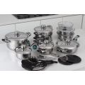 High Quality Heavy Stainless Steel Cookware 27-piece Set