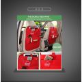 NEW!!  Multi-purpose Car Back Seat Organizer For All our extra items (Red & Brown)