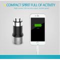 Car Charger 3.6A 2x USB LDNIO C303 silver + micro USB cable