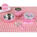 304 stainless steel insulation Bowl child cutlery set the baby