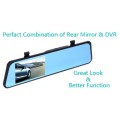 2" LCD Rear View Mirror Car DVR Camera Recorder (Black)