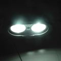 20W 1700lm 6000K 2-LED White Spot Light Oval Working Lamp (10-30V)