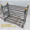 HIGH QUALITY STAINLESS STEEL COMBINATION ROUND TUBE SHOE RACK