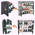 4 Layer Stackable Shoe Rack | Holds 12 Pairs Shoes