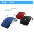 Designed For Comfort /Folds For Portability 2,4Ghz Wireless Mouse ( White Only)