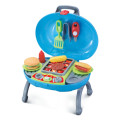 Barbecue BBQ Grill Children's Kid's Pretend Play Toy Kitchen & Food Play Set w/ Lights, Sounds
