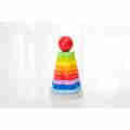 One set of plum tower rainbow geometry column set rainbow shape game