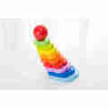 One set of plum tower rainbow geometry column set rainbow shape game