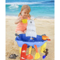 Pirate Ship Beach Sand Box Boat  Bucket Toy Mold Set