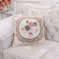 Colourful Silky Feel Flowered Printed Scatter Cushion