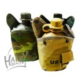 Army Combat Water Bottle With Waist Belt