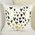 New Gold LOVE Bronzing Home Pillowcases Throw Pillow Cover