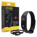M2 Smart Watch Sport Bracelet Heart Rate Sleep Blood Pressure Monitor Detector (BLACK ONLY)