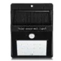 Solar Powered PIR LED Wall Light - White Light