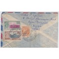 QEII - 1961 Express registered cover from Cyprus to South Africa - Average condition