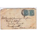 1903 Cover from London to Cape Town - Tatty condition