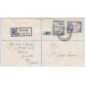 Rhodesia 1955 used registered FDC