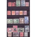 Variety of British Colonial stamps - Used with hinge marks - Great Value!