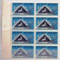 Union 1953 - Centenary of First Issue of the Cape Triangular - MNH - Blocks - Minor Faults