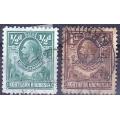 Northern Rhodesia - Nice KGVI & KGV used stamps