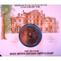 The Queen Mother - Special Coin and stamp 1980