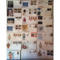 RSA and Home lands FDC & date cards lot! 297 FDCs-a few duplicates - Less than R4 each