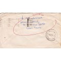 Registered cover from Cape Town to East London - 1965 - Returned to sender P.T.O