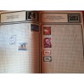 The Athlete Stamp Album - Most stamps were included in the photos