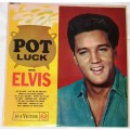 LP,ELVIS PRESLEY,POTLUCK,Record:VG+,Cover:VG,Mono,Label:RCA Victor,CAT:RD-27265,Press:UK