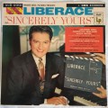 LP,Liberace,Sincerely Yours,Record:VG+,Cover:VG,Label: CBS,CAT:ALD 6001,Press:SA