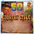 LP,The Pickwick Gang,50 Pop Hits Country Style,Record & Cover:VG+,Label:Pickwick.50DA 320,Press:UK