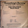 LP,Something Burning, The Melodics Dance Band,M:VG+,C:VG+,Label:LUM 7804,Press:SA
