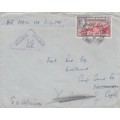 Gibraltar - 1941 - Air Mail via England - Opened by sensor - Cover to South Africa