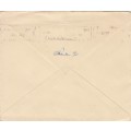 Gibraltar - 1940 - Air Mail via England - P.B.C Grid - Cover to South Africa