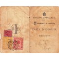 Italy, 1936, Carta Ddentita
