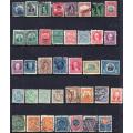 South America stamps selection, Unchecked,FU & MH,4 X stock cards, finds possible!