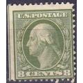 USA, Scott #378,1911,MH,Perf. 12,small thinning under the nose,CV$30.00