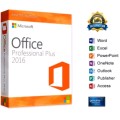 Microsoft Office 2016 Professional Plus License - 1 Hour Delivery